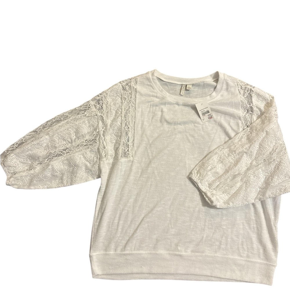 Cato lace-detailed blouse.
